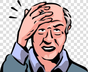 Vector Illustration Of Retired Elderly Senior Citizen  HD Png Download