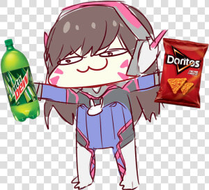 Csgo Columbus2016 Faze Gold Large Source   D Va Mountain Dew Doritos  HD Png Download