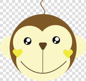 Monkey  Animal  Primates  Cute   Cartoon  HD Png Download