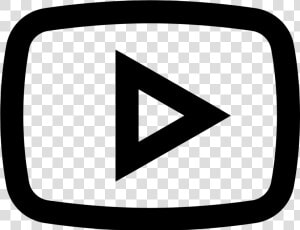 Play Button Icon   Black Youtube Logo Png  Transparent Png