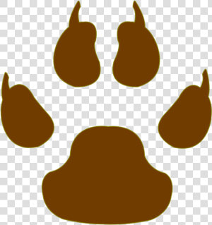 Vector Cm Tiger Paw By Barrfind   Wolf Paw Print Vector  HD Png Download