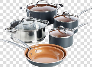 10pc Gotham Steel Cookware Set Title 10pc Gotham   Stock Pot  HD Png Download