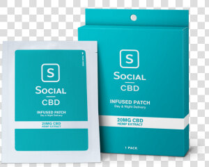 Social Cbd Patch 20mg 1pk   Social Cbd Patches  HD Png Download