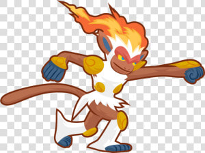 Infernape Art  HD Png Download
