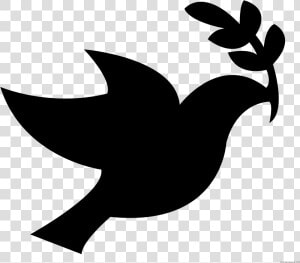 Free Christian Doves And Cross Clipart Images   Peace Dove Svg  HD Png Download