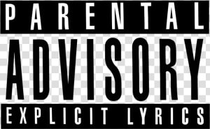 Parental Advisory Explicit Lyrics   Spotify Playlist Cover Rap  HD Png Download