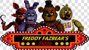 Freddy Fazbears Pizza Logo By Jetfox89 On Deviant   Freddy Fazbears Pizza Logo Transparent  HD Png Download