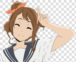 Anime Image   Anime Char Braided Hair  HD Png Download