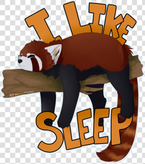 Sleepy Panda Redbubble  HD Png Download