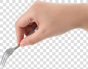 Transparent Hand Holding Something Clipart   Hand Holding Fork Png  Png Download