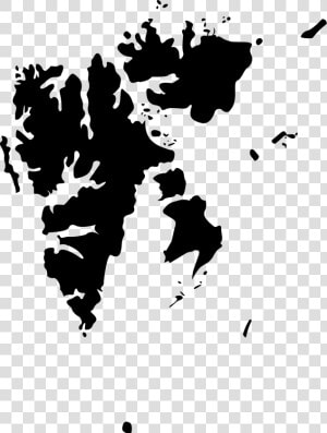 Svalbard Map Vector  HD Png Download