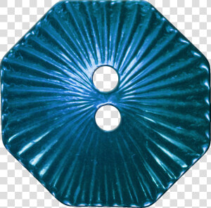 Octagonal Button With Radiating Lines  Blue   Brown N Gold  HD Png Download