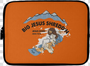 Big Jesus Shredd N Laptop Sleeve   Laptop Bag  HD Png Download