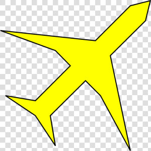 Airplane Clipart Yellow Airplane   Yellow Plane Clip Art  HD Png Download