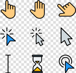 Essential Set   Mouse Icon Vector  HD Png Download