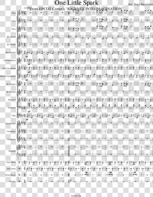 One Little Spark Sheet Music  HD Png Download