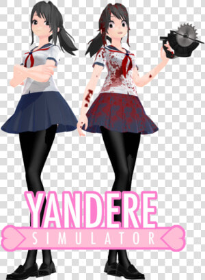 Ask And Dare Ayano Aishi   Yandere Simulator Mmd Yandere Chan  HD Png Download
