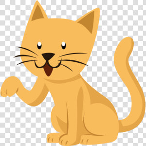 Cat Clipart Transparent Background   Transparent Background Cat Cartoon Png  Png Download