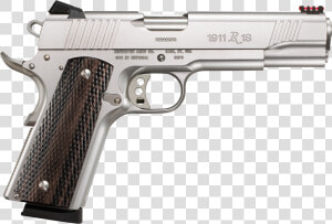 Remington 1911 R1 Enhanced Stainless  HD Png Download