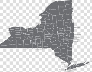 New York State Counties  Click A County To Search  HD Png Download
