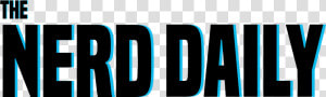 Nerd Daily Logo Banner   Graphic Design  HD Png Download