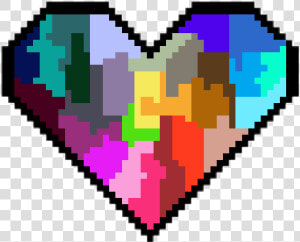  heart  pixelated  pixelart  freetouse   Easy Apple Pixel Art  HD Png Download