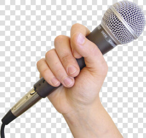 Clip Art Hand Holding Mic   Hand With Microphone Png  Transparent Png