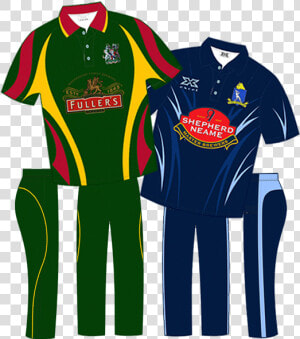Cricket Sublimated Uniforms  kit   Polo Shirt  HD Png Download