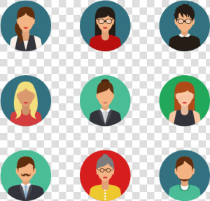 Essential Set   People Flat Icon Png  Transparent Png