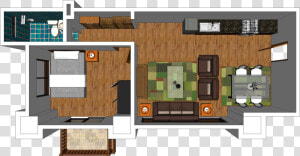 One Bedroom Unit With Balcony   Floor Plan  HD Png Download