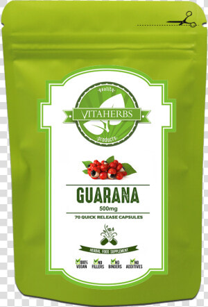 Guarana 500mg Capsules   Vitamin  HD Png Download