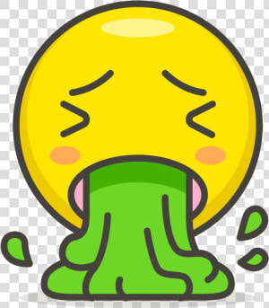 Face Vomiting Emoji   Flaming Poop Emoji  HD Png Download