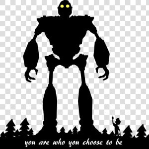 Transparent Iron Giant Png   Iron Giant Silhouette  Png Download