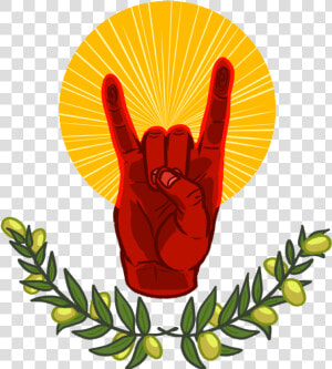 Mano Cornuto   Illustration  HD Png Download