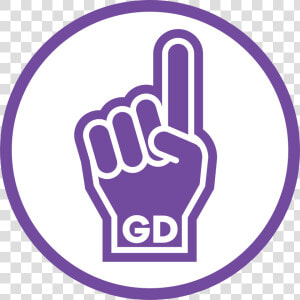 Transparent Circle Hand Game Png   Transparent Foam Finger Clipart  Png Download