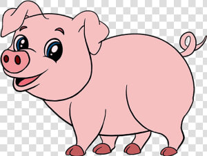 Clip Art Piglet Drawing Mummy Transprent   Pig Drawing For Kids  HD Png Download