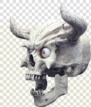 Demon Talking Skull   Skull  HD Png Download