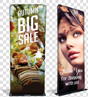24 X 90 Fabric Tube Display With 9oz Premium Polyester  HD Png Download