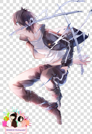 Anime Boy With Katana  HD Png Download