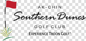 Logo   Southern Dunes Golf Club Logo  HD Png Download