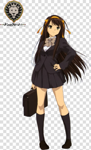 Haruhi Suzumiya Anime Mangaka   Disappearance Of Haruhi Suzumiya School Uniform  HD Png Download