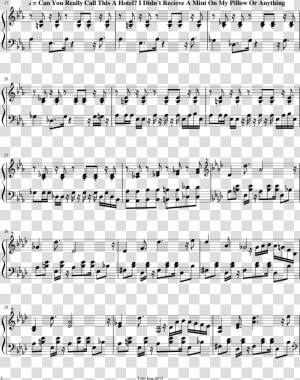 Piano Megalovania Sheet Music  HD Png Download