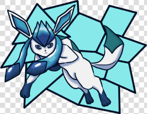 Glaceon   Cartoon  HD Png Download