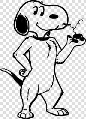 Giant Canine Protect Woodstock S With His   Sexy Snoopy  HD Png Download