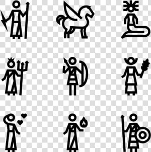 Greek Mythology   Greek God Goddess Icon  HD Png Download