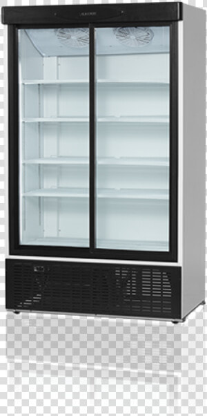 Black Front Tefcold Fs1202s Upright Double Door Display  HD Png Download