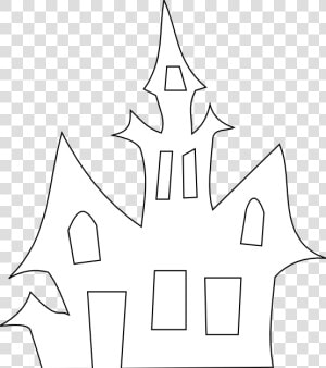 Clip Art Haunted Houses Clip Art   Black And White Clip Art Of A Haunted House  HD Png Download