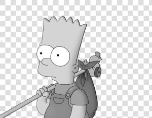 Bart Simpson Leaving Home  HD Png Download
