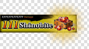 7 777 777 777 777 Damage 111 Shinobite   Png Download   Illustration  Transparent Png