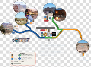 Grand Canyon West Rim Tour Map  HD Png Download